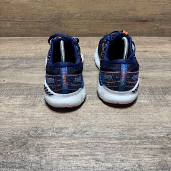 Brooks Glycerin GTS 20 Blue/Orange Athletic Shoes Men's Size 10 - Picture 3 of 7